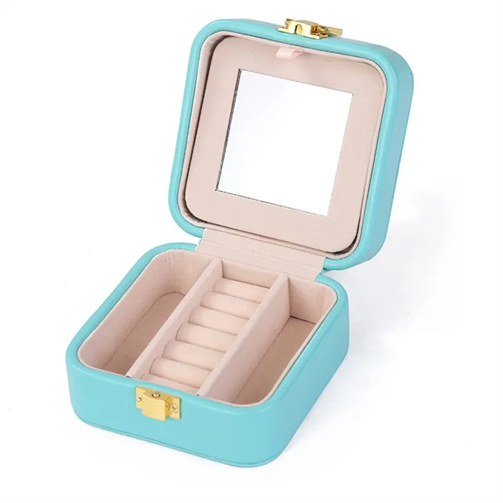 Custom Luxury Leather Jewelry Storage Box 