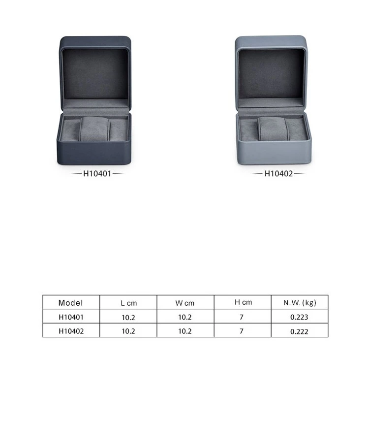 Minimalist Square Leather Watch Box factory