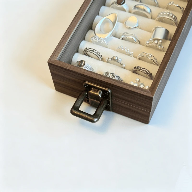 Wooden Multi Slot Jewelry Organizer Box suppliers
