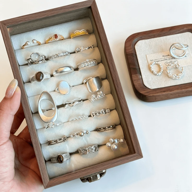 Wooden Multi Slot Jewelry Organizer Box factory